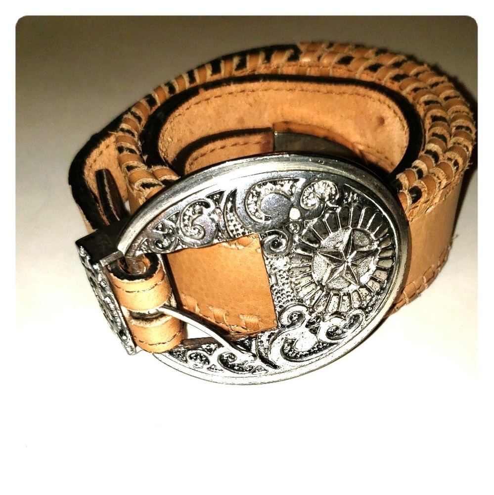 Womens leather belt size 30